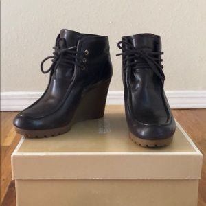 Michael Kors leather booties